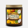 Candle Amber Jar 9oz