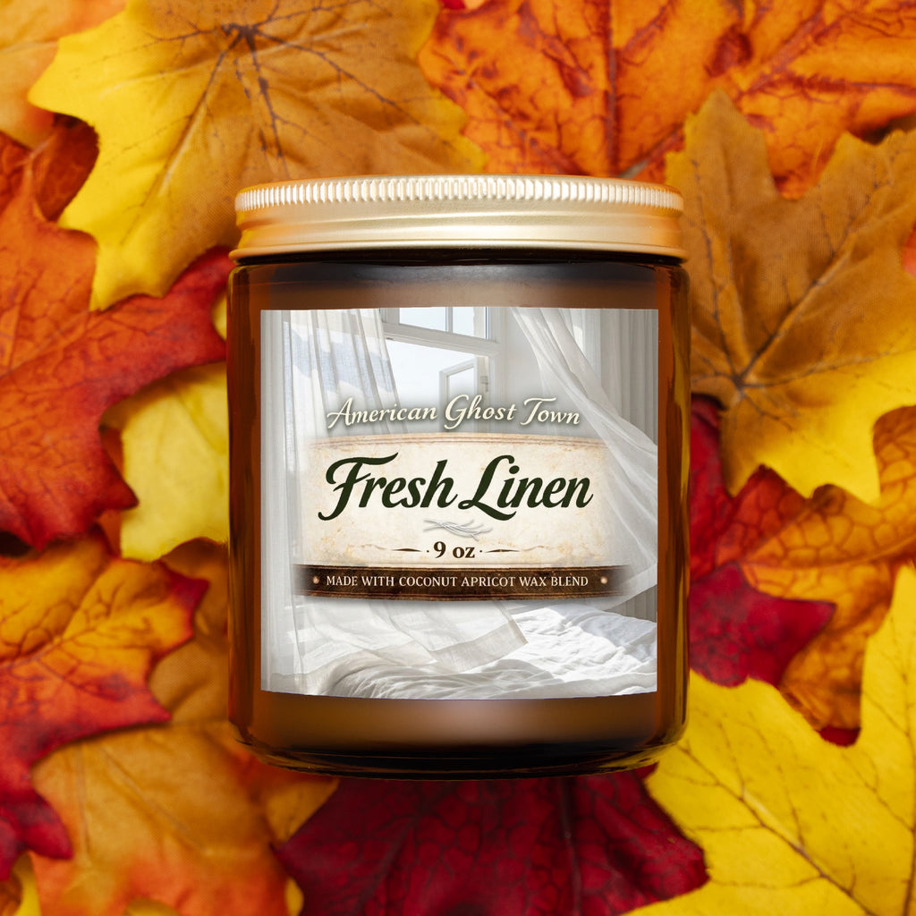 Candle Amber Jar 9oz