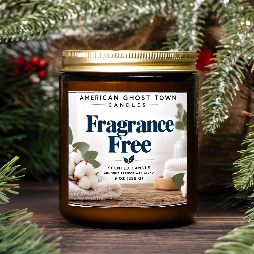 Candle Amber Jar 9oz