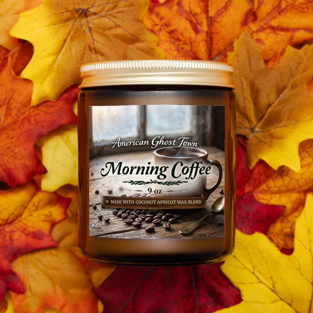Candle Amber Jar 9oz