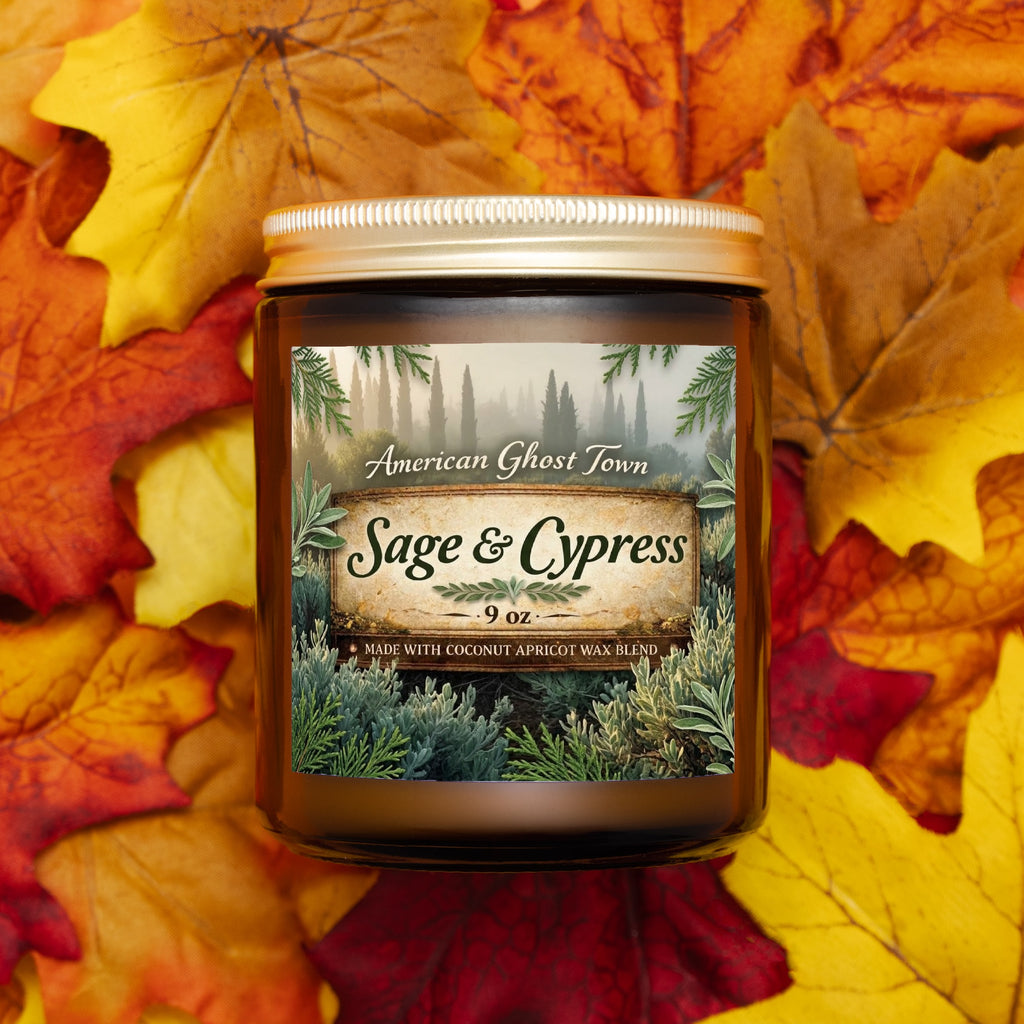 Candle Amber Jar 9oz
