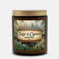 Candle Amber Jar 9oz