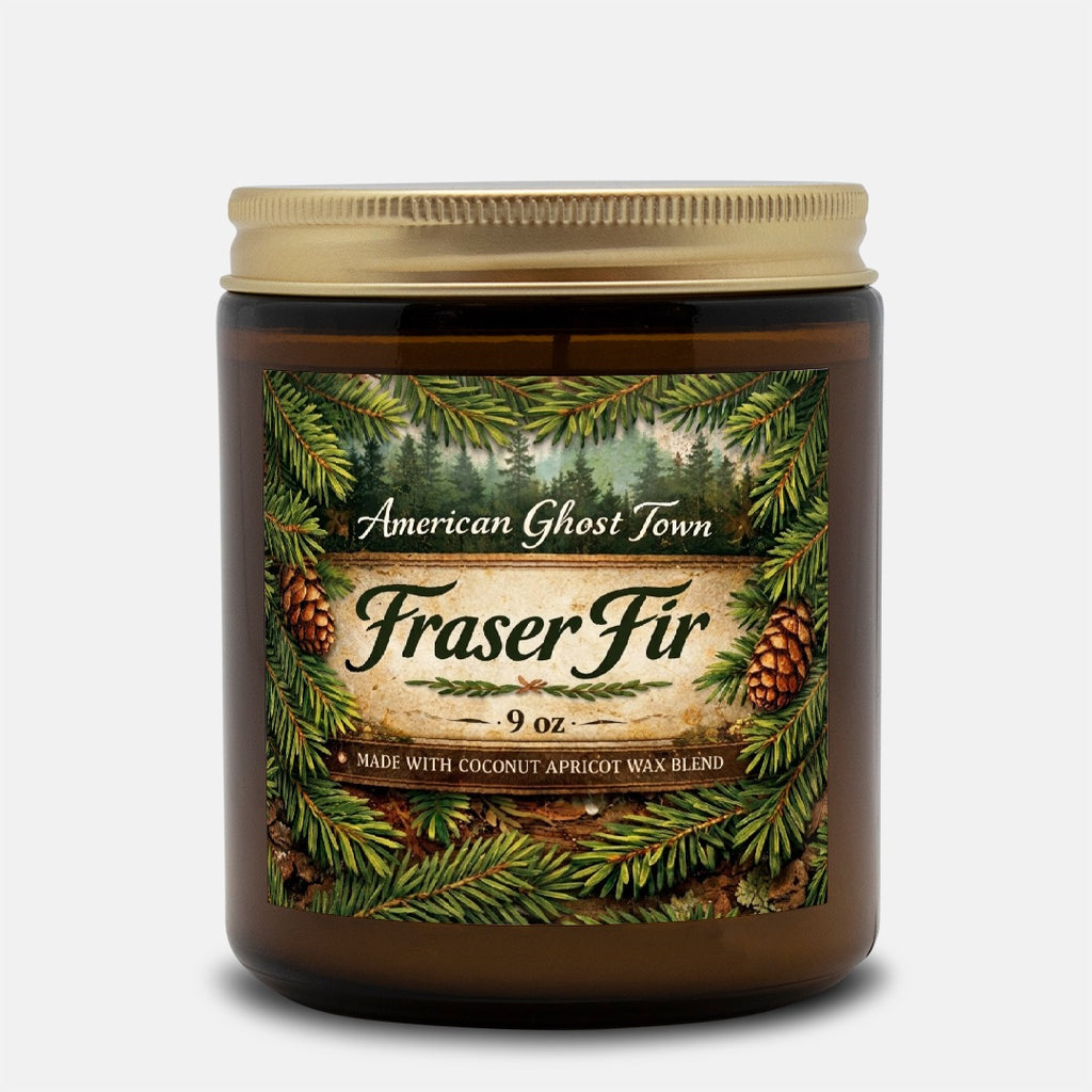 Candle Amber Jar 9oz