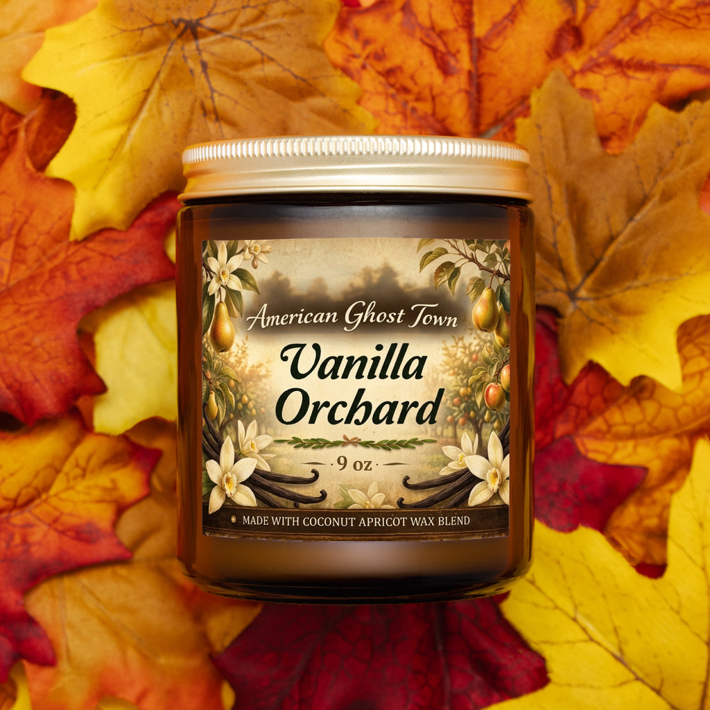 Candle Amber Jar 9oz