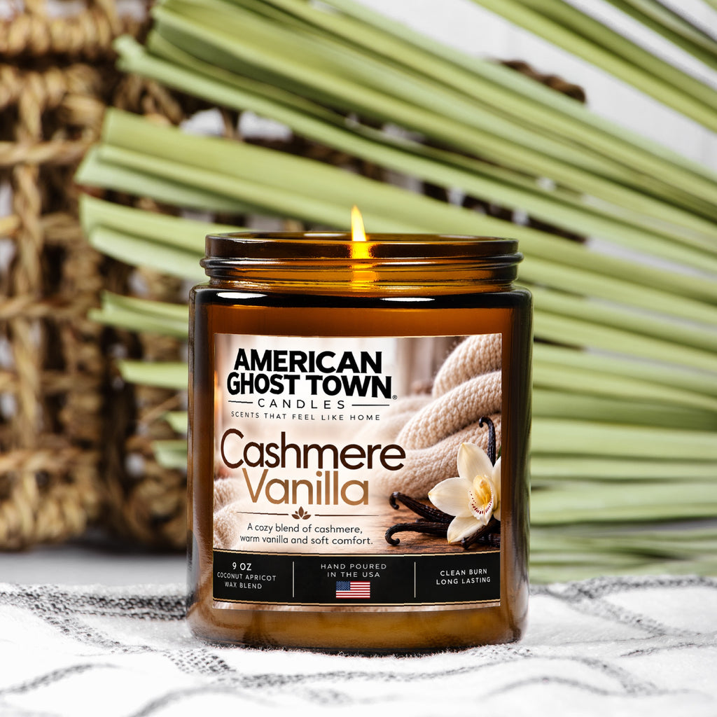 Candle Amber Jar 9oz