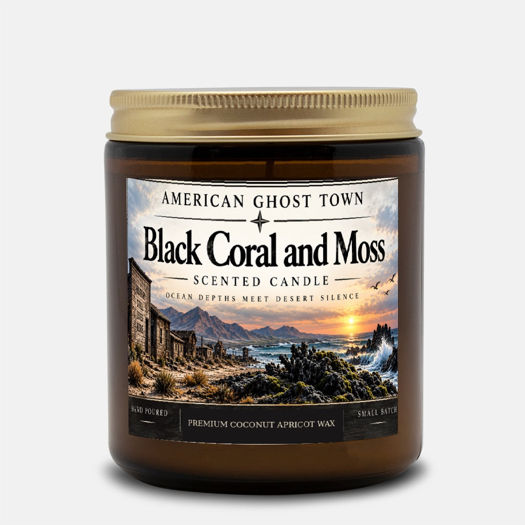 Candle Amber Jar 9oz