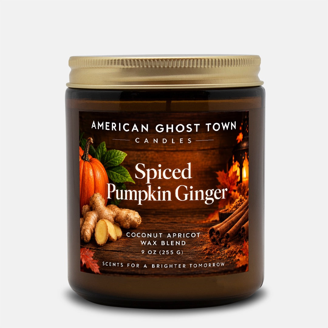 Candle Amber Jar 9oz