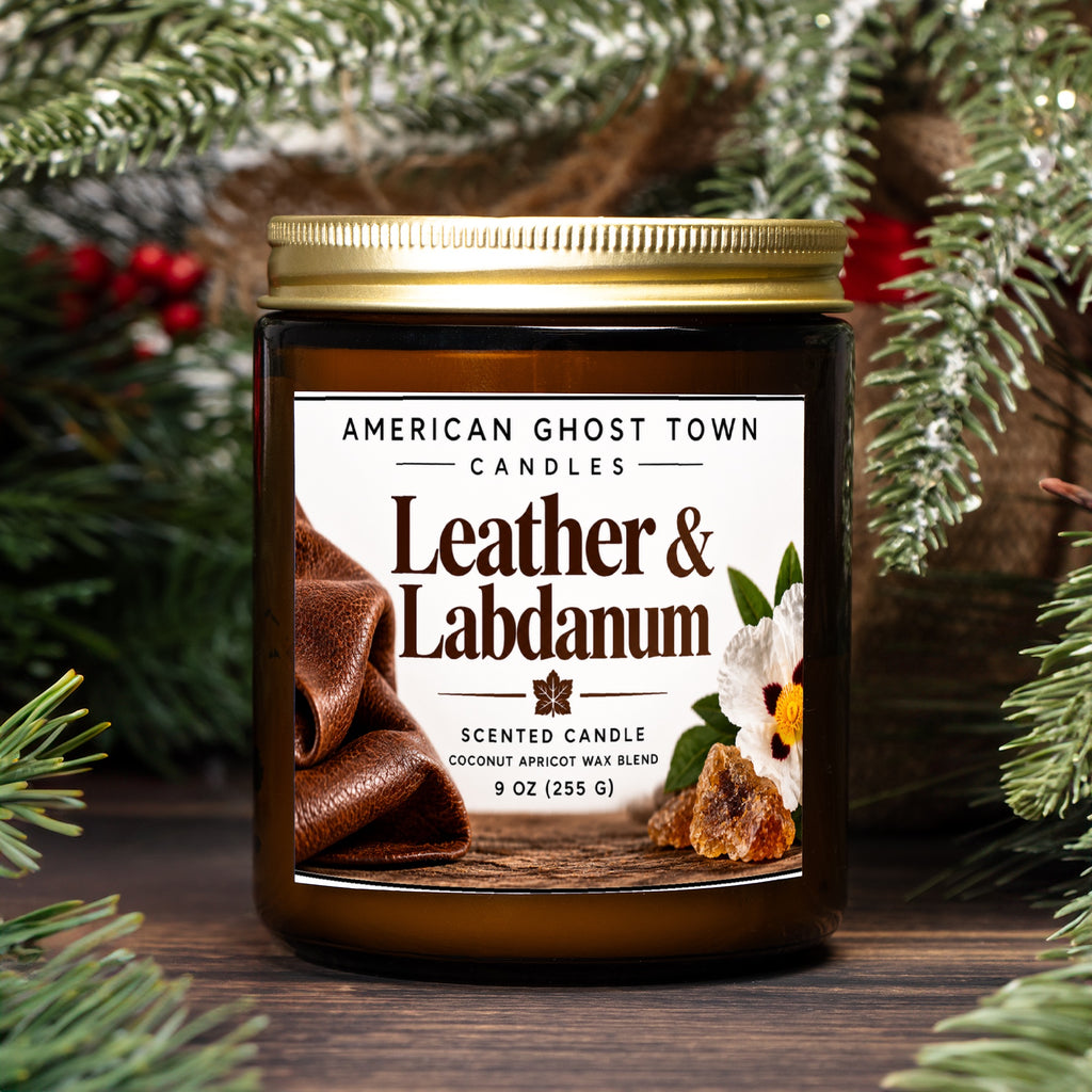 Candle Amber Jar 9oz