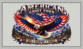American Ghost Town Eagle Desk Mat — "God • Country • Family" Patriotic Mouse Pad