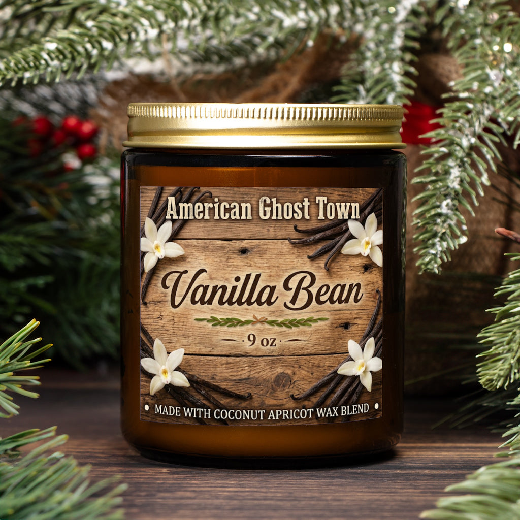 Candle Amber Jar 9oz