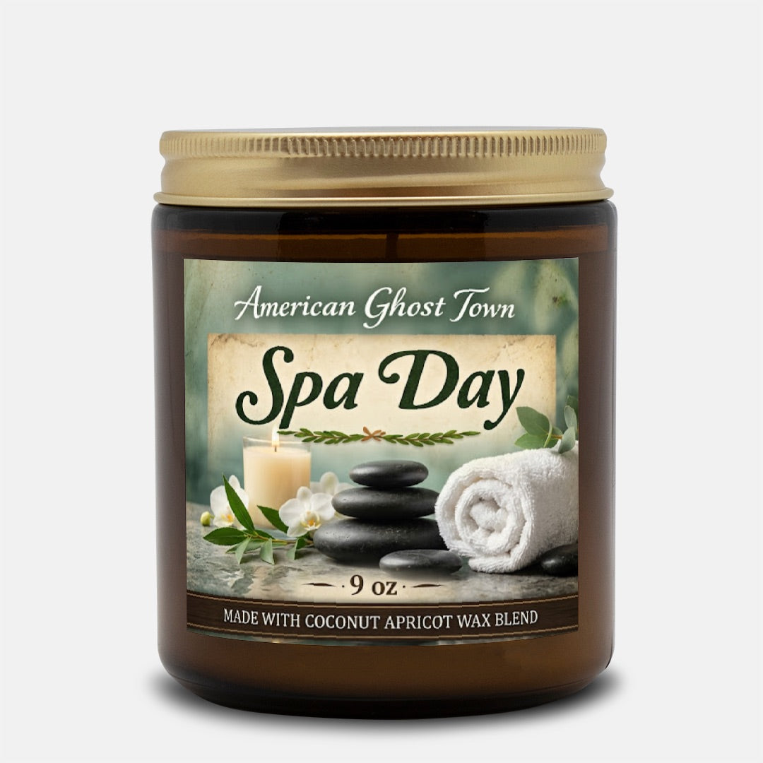 Candle Amber Jar 9oz