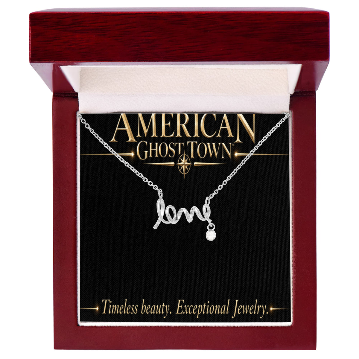 Scripted Love Necklace