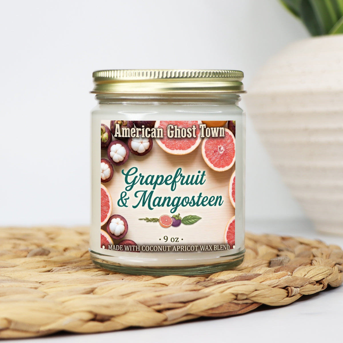 Candle Clear Jar 9oz
