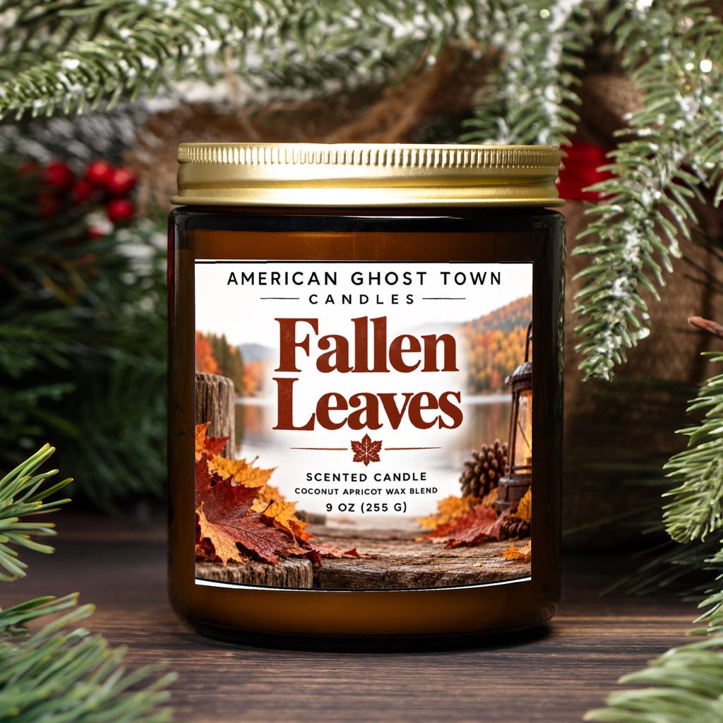 Candle Amber Jar 9oz