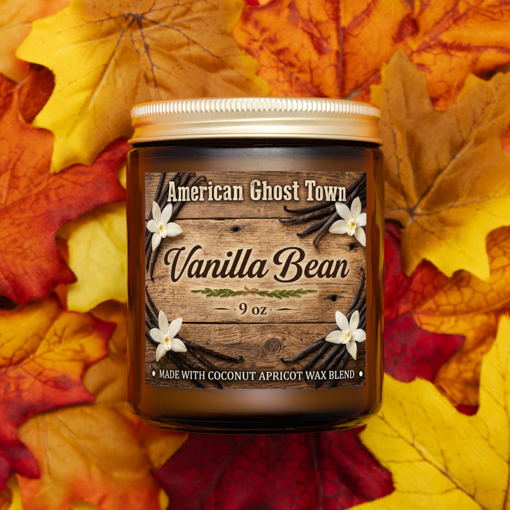 Candle Amber Jar 9oz