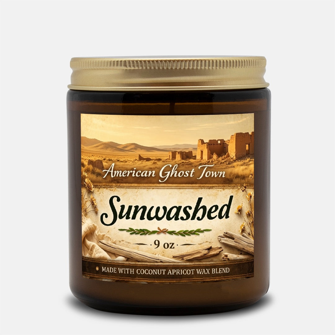 Candle Amber Jar 9oz