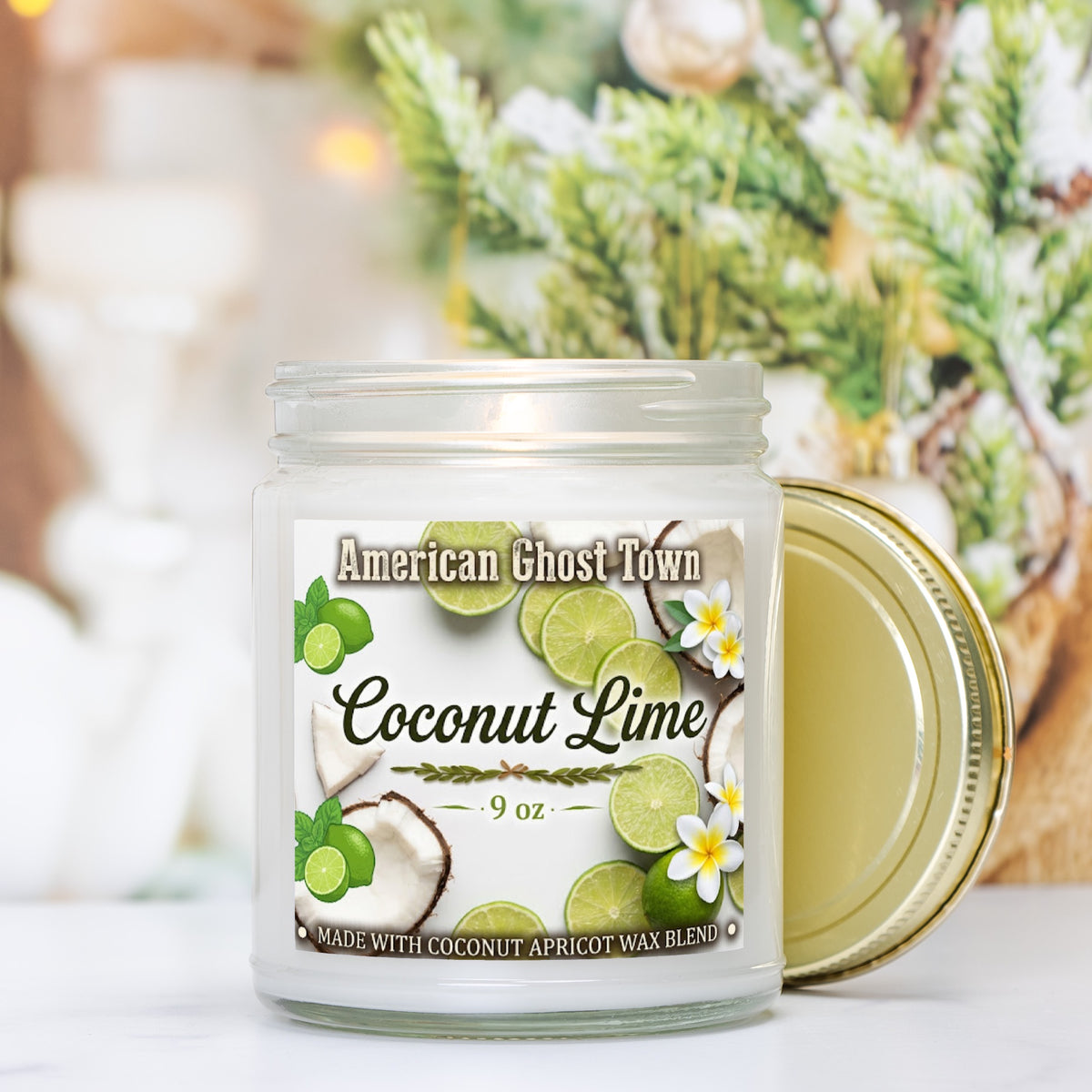 Candle Clear Jar 9oz