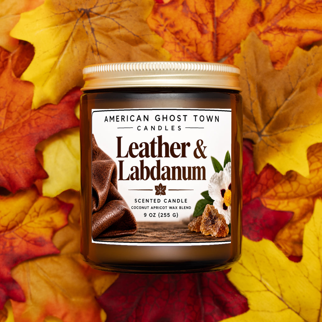 Candle Amber Jar 9oz