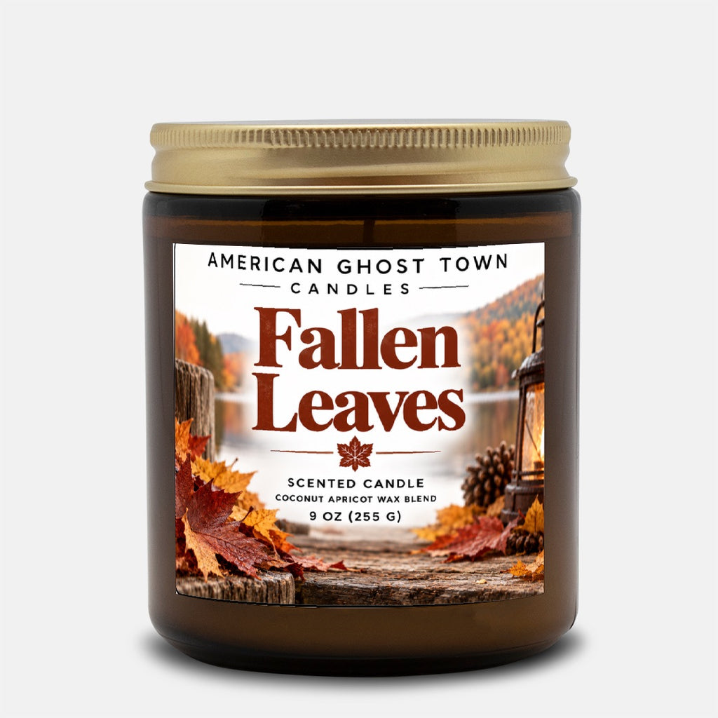 Candle Amber Jar 9oz