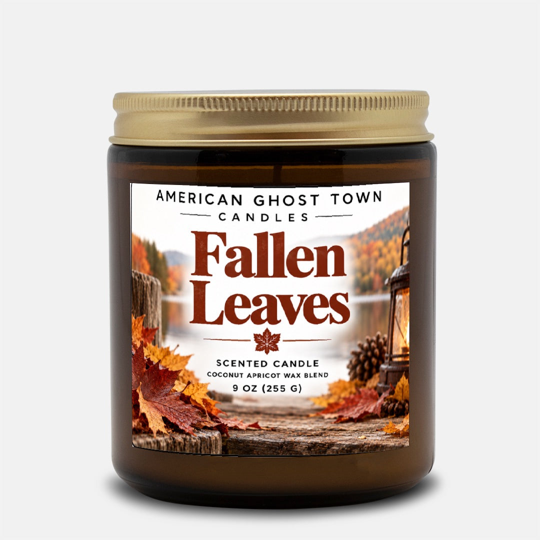 Candle Amber Jar 9oz