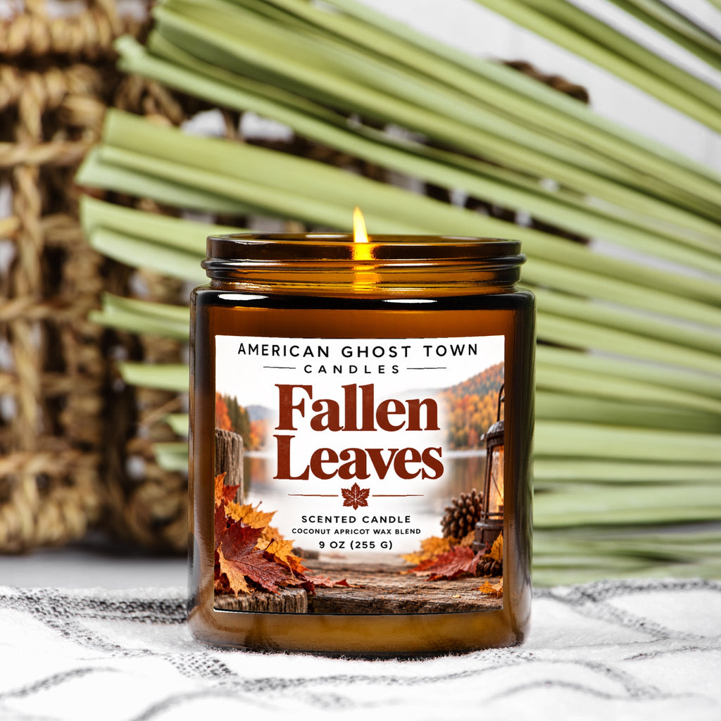 Candle Amber Jar 9oz